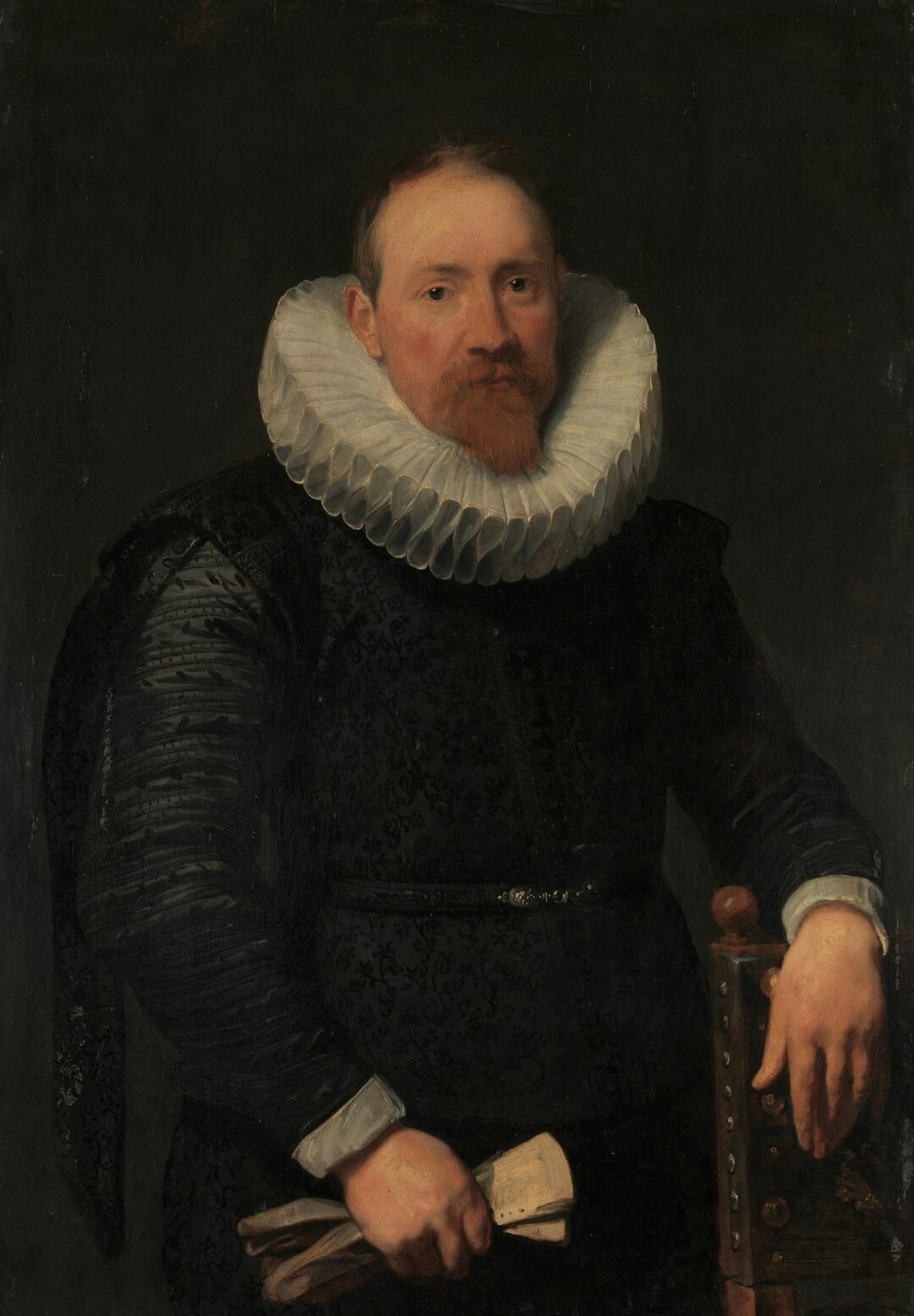 Portrait of a distinguished Dutch man in a tailored suit